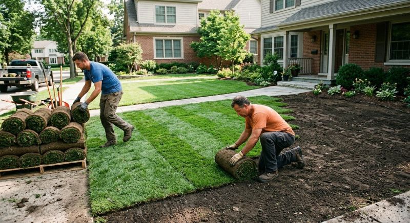 Centipede Sod Installation in Aiken, SC